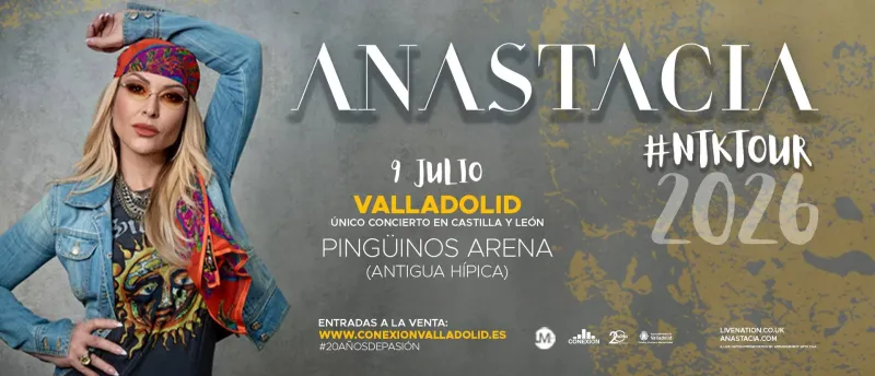 Anastacia actuará en Valladolid el 9 de julio