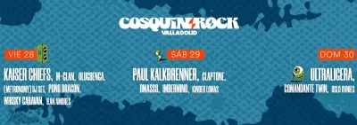 Cosquín Rock Valladolid 2026: cartel, fechas y horarios