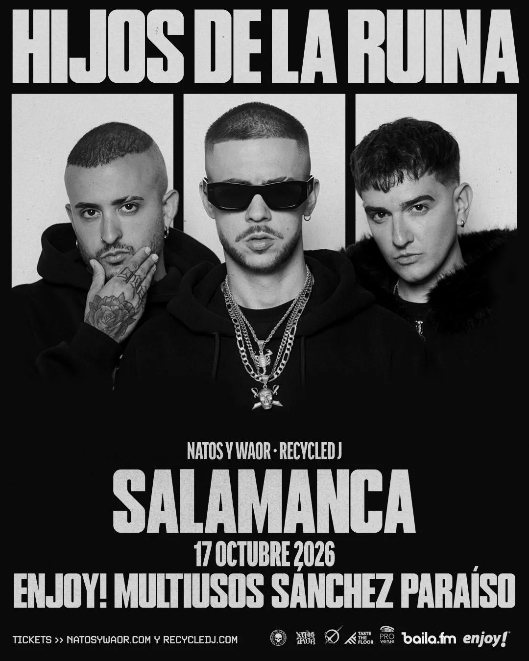 Hijos de la Ruina en Salamanca: concierto del 17 de octubre